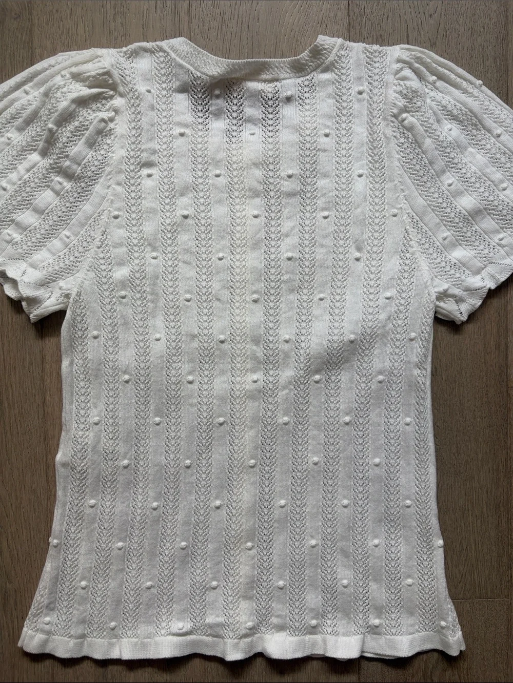 EUC sezane davie cardigan ecru size medium - Picture 13 of 16